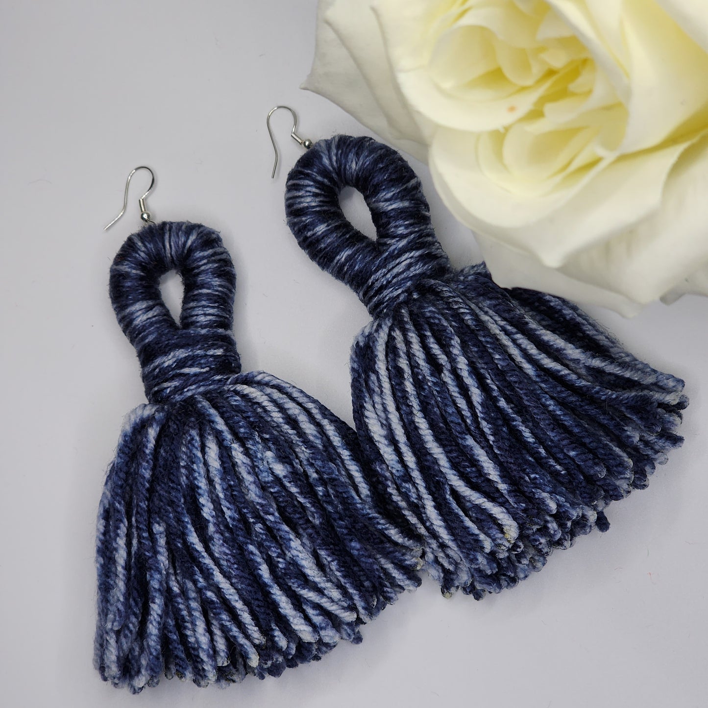 Ankh Inspired Tassel Earrings