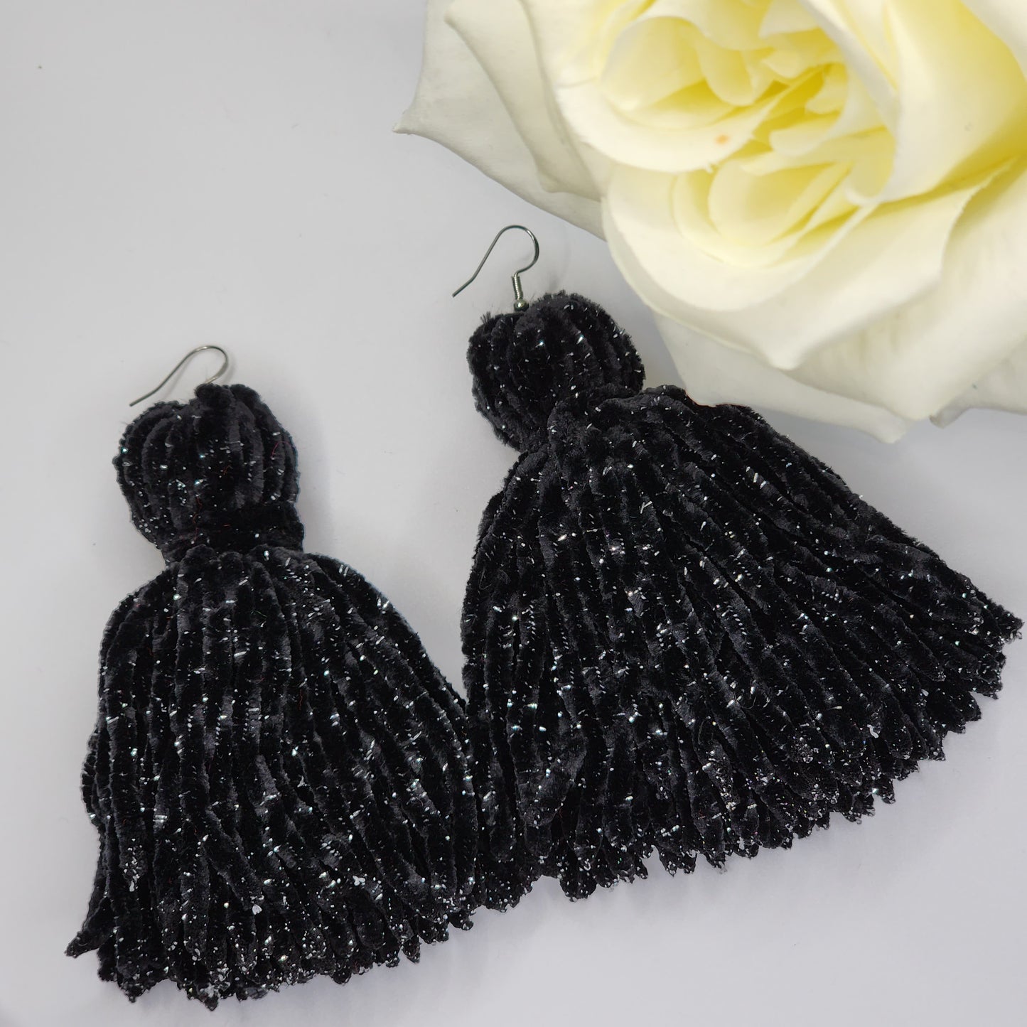 Velvet Tassel Earrings